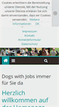 Mobile Screenshot of dogs-with-jobs.de